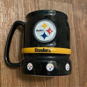 2011 Boelter Brands NFL Football Pittsburgh Steelers Coffee Mug Cup 4.25”H 3.5”W